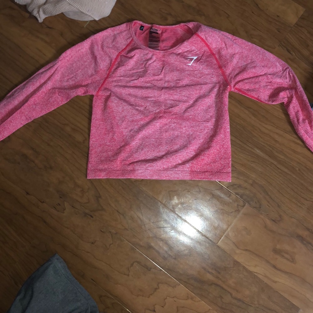 Gymshark cropped long sleeve top